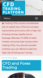 Mobile Screenshot of cfd-tradingplatform.com